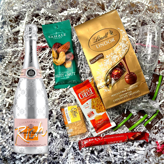 Clicquote Rich Rich Rose Gift Pack with Engraving