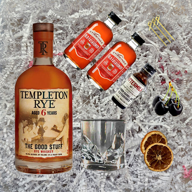 Templeton Rye 6yr Old Gift Pack with Engraving