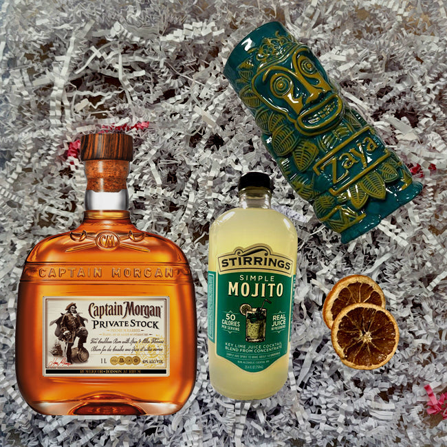 Captain Morgan Private Stock Gift Pack with Engraving