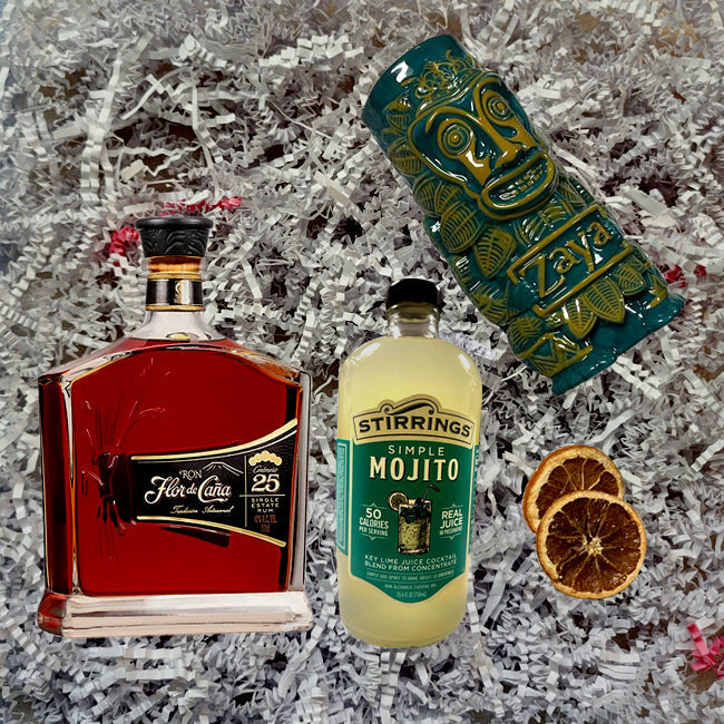 Flor De Cana 25 year Edition Gift Pack with Engraving