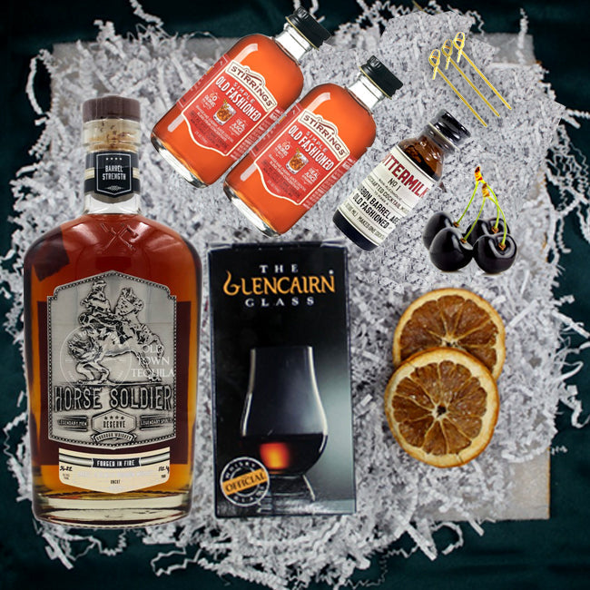 Horse Solider Bourbon Barrel Strength Gift Pack with Engraving